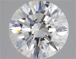 Picture of Natural Diamond 3.22 Carats, Round with Excellent Cut, E Color, IF Clarity and Certified by GIA