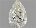 Natural Diamond 1.55 Carats, Pear with  Cut, L Color, VVS2 Clarity and Certified by IGI