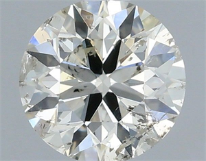 Picture of Natural Diamond 0.52 Carats, Round with Excellent Cut, I Color, I1 Clarity and Certified by IGI