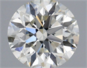 Natural Diamond 0.50 Carats, Round with Excellent Cut, I Color, SI1 Clarity and Certified by IGI