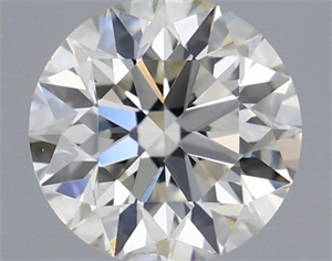 Picture of Natural Diamond 0.50 Carats, Round with Excellent Cut, I Color, SI1 Clarity and Certified by IGI