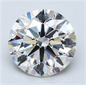 Diamante Natural 2.50 quilates, Redondo , Color H, claridad VS2 y certificado GIA