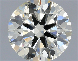 Picture of Natural Diamond 0.50 Carats, Round with Excellent Cut, L Color, SI1 Clarity and Certified by IGI