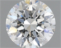 Diamante Natural 0.79 quilates, Redondo , Color I, claridad VVS1 y certificado GIA