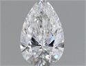 Natural Diamond 0.80 Carats, Pear with  Cut, D Color, VS2 Clarity and Certified by GIA