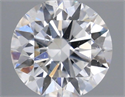 Natural Diamond 0.46 Carats, Round with Excellent Cut, F Color, SI2 Clarity and Certified by GIA
