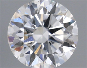 Picture of Natural Diamond 0.46 Carats, Round with Excellent Cut, F Color, SI2 Clarity and Certified by GIA