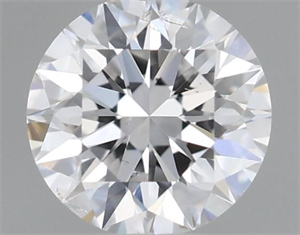 Picture of Natural Diamond 0.40 Carats, Round with Excellent Cut, E Color, SI2 Clarity and Certified by GIA