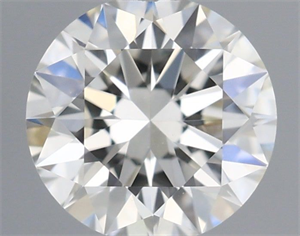 Picture of Natural Diamond 0.41 Carats, Round with Excellent Cut, K Color, VS1 Clarity and Certified by GIA