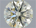 Diamante Natural 0.71 quilates, Redondo , Color N, claridad SI2 y certificado IGI