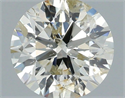 Diamante Natural 0.90 quilates, Redondo , Color K, claridad I1 y certificado IGI