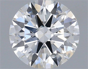 Picture of Natural Diamond 0.51 Carats, Round with Excellent Cut, E Color, SI2 Clarity and Certified by IGI