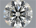 Natural Diamond 0.70 Carats, Round with Excellent Cut, J Color, SI2 Clarity and Certified by IGI
