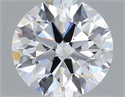 Del inventario de diamantes de laboratorio, 1.24 quilates, Redondo , Color D, claridad VVS2 y certificado IGI