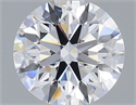 Lab Grown Diamond 1.02 Carats, Round with Ideal Cut, D Color, VVS1 Clarity and Certified by IGI
