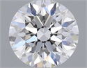 Diamante Natural 0.54 quilates, Redondo , Color D, claridad VS2 y certificado IGI