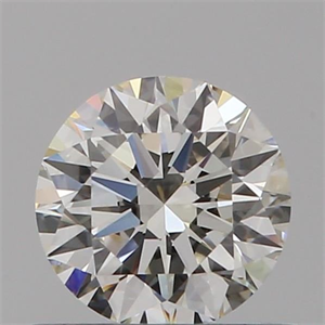 Picture of Natural Diamond 0.50 Carats, Round with Excellent Cut, I Color, IF Clarity and Certified by GIA
