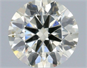 Diamante Natural 0.42 quilates, Redondo , Color K, claridad SI2 y certificado IGI