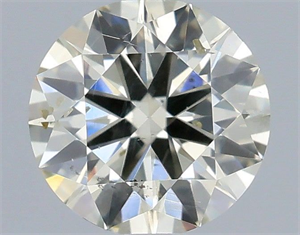 Foto Diamante Natural 0.42 quilates, Redondo , Color K, claridad SI2 y certificado IGI de