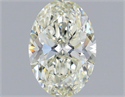 Natural Diamond 1.01 Carats, Oval with  Cut, I Color, VS2 Clarity and Certified by IGI