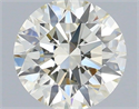 Diamante Natural 0.50 quilates, Redondo , Color J, claridad VS2 y certificado IGI
