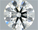 Diamante Natural 0.54 quilates, Redondo , Color J, claridad SI1 y certificado IGI