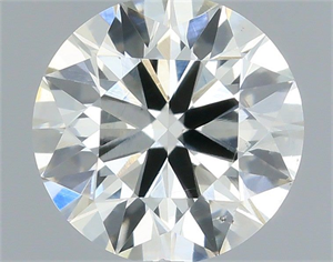 Foto Diamante Natural 0.54 quilates, Redondo , Color J, claridad SI1 y certificado IGI de