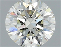 Natural Diamond 0.51 Carats, Round with Excellent Cut, J Color, VS2 Clarity and Certified by IGI