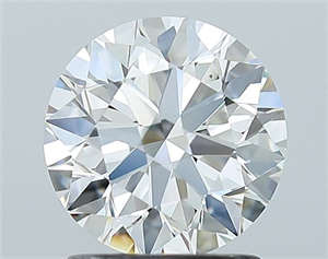 Foto Diamante Natural 1.52 quilates, Redondo , Color G, claridad VS1 y certificado IGI de