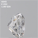 Natural Diamond 1.00 Carats, Cushion with  Cut, E Color, VS2 Clarity and Certified by GIA
