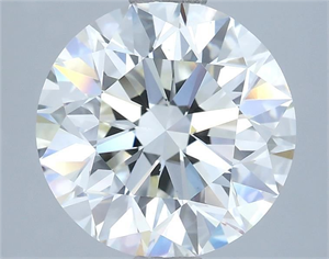 Picture of Natural Diamond 2.60 Carats, Round with Excellent Cut, I Color, VS1 Clarity and Certified by IGI