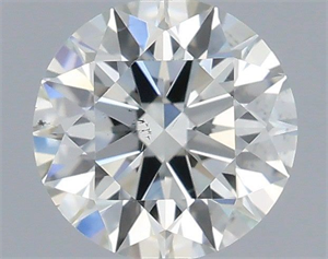 Picture of Natural Diamond 0.50 Carats, Round with Excellent Cut, H Color, SI1 Clarity and Certified by IGI