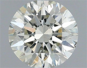 Picture of Natural Diamond 0.50 Carats, Round with Excellent Cut, J Color, SI1 Clarity and Certified by IGI