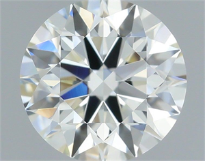 Picture of Natural Diamond 0.52 Carats, Round with Excellent Cut, I Color, VVS1 Clarity and Certified by IGI