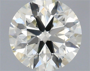 Picture of Natural Diamond 0.50 Carats, Round with Excellent Cut, K Color, SI1 Clarity and Certified by IGI