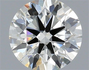 Picture of Natural Diamond 0.50 Carats, Round with Excellent Cut, I Color, VVS2 Clarity and Certified by IGI