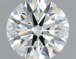 Picture of Natural Diamond 0.50 Carats, Round with Excellent Cut, J Color, VS2 Clarity and Certified by IGI