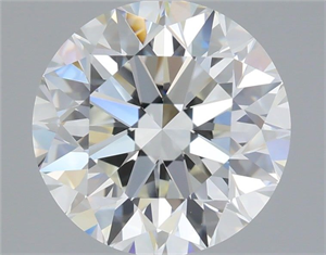 Picture of Natural Diamond 2.93 Carats, Round with Excellent Cut, G Color, VVS1 Clarity and Certified by IGI