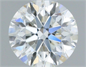 Natural Diamond 0.50 Carats, Round with Excellent Cut, F Color, VS2 Clarity and Certified by IGI