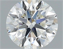 Diamante Natural 0.50 quilates, Redondo , Color H, claridad VS1 y certificado IGI