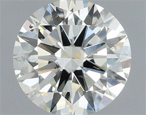 Picture of Natural Diamond 0.50 Carats, Round with Excellent Cut, J Color, SI1 Clarity and Certified by IGI