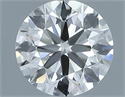 Natural Diamond 0.60 Carats, Round with Excellent Cut, I Color, VVS2 Clarity and Certified by IGI