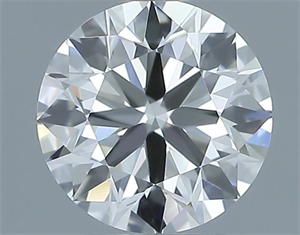 Picture of Natural Diamond 0.60 Carats, Round with Excellent Cut, I Color, VVS2 Clarity and Certified by IGI