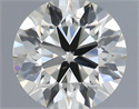 Diamante Natural 0.70 quilates, Redondo , Color J, claridad VS2 y certificado IGI