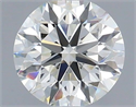Diamante Natural 0.50 quilates, Redondo , Color I, claridad VVS1 y certificado IGI