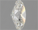 Natural Diamond 0.90 Carats, Oval with  Cut, H Color, SI2 Clarity and Certified by GIA