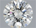 Natural Diamond 0.50 Carats, Round with Excellent Cut, I Color, VS2 Clarity and Certified by IGI