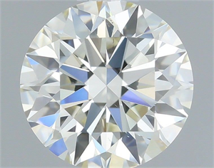 Picture of Natural Diamond 0.57 Carats, Round with Excellent Cut, I Color, VS2 Clarity and Certified by IGI
