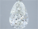 Diamante Natural 3.02 quilates, De pera , Color H, claridad SI2 y certificado IGI