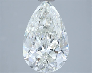 Foto Diamante Natural 3.02 quilates, De pera , Color H, claridad SI2 y certificado IGI de
